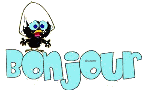 Gif animé Caliméro bonjour